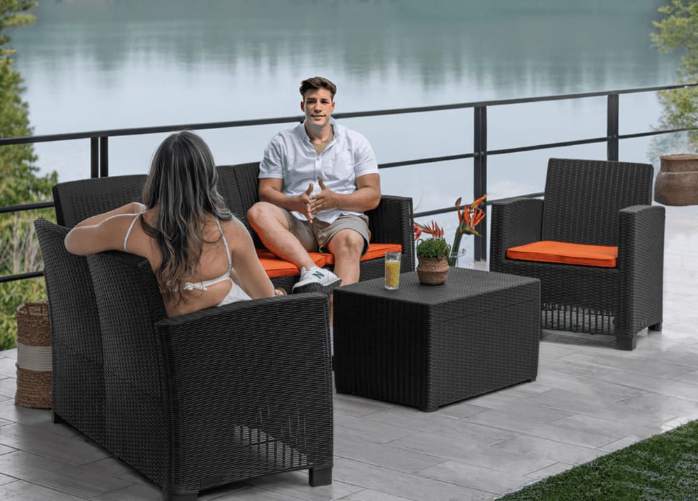 muebles plásticos de exterior