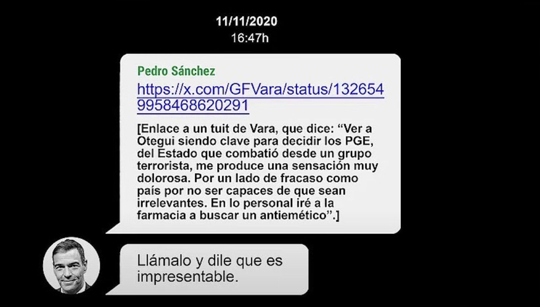 Mensajes privados de Pedro Sánchez y Ábalos muestran un liderazgo autocrático y manipulador