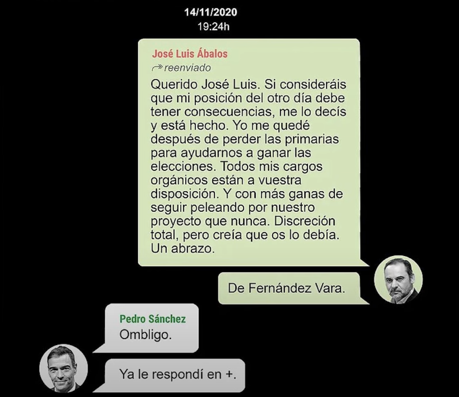 Mensajes privados de Pedro Sánchez y Ábalos muestran un liderazgo autocrático y manipulador