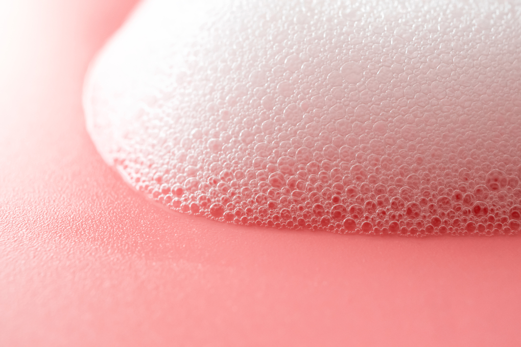 espuma limpiadora para la higiene femenina