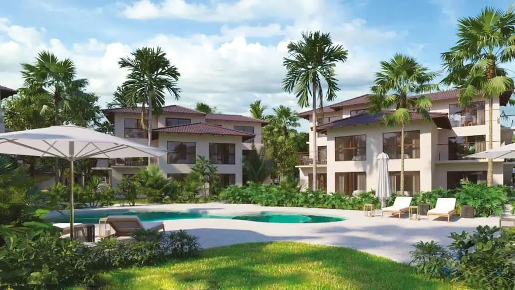 casas frente a la playa