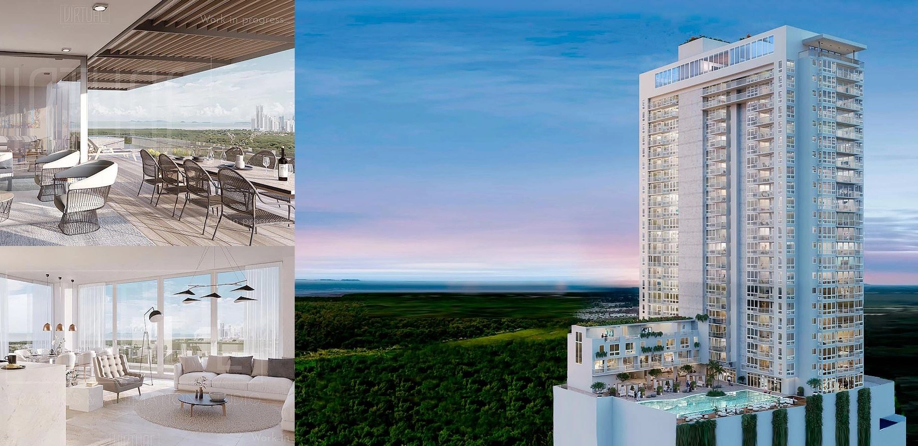 apartamentos con vista al golf