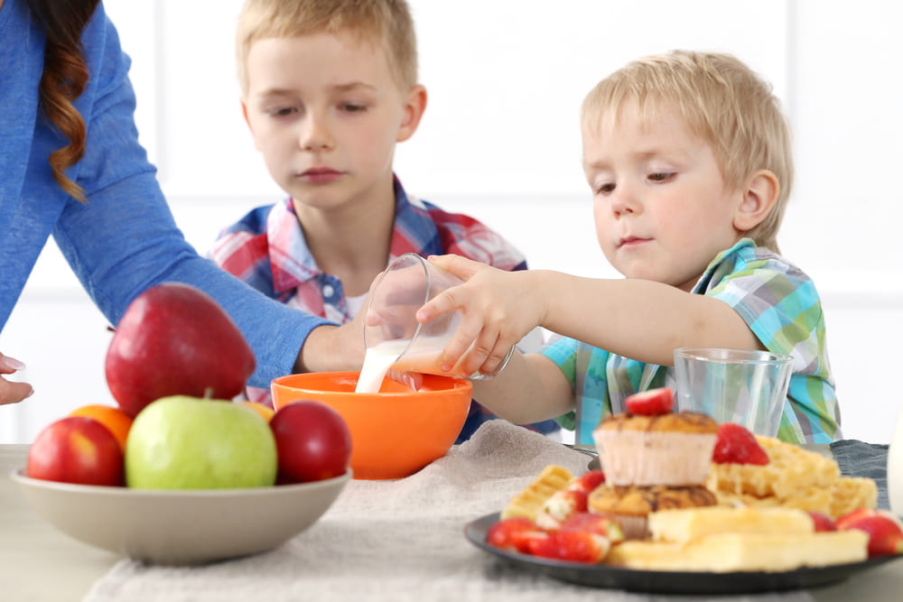 nutrición saludable para niños preescolares
