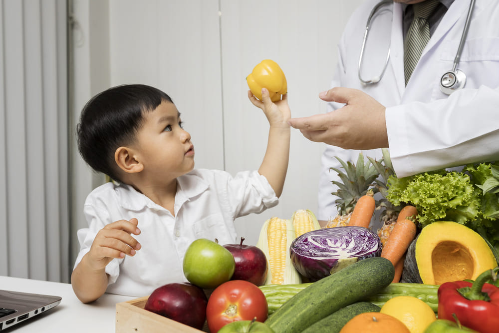 nutrición saludable para niños preescolares