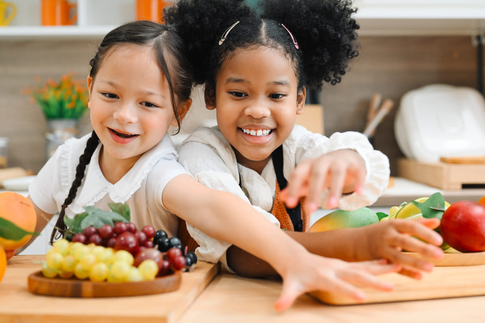 nutrición saludable para niños preescolares
