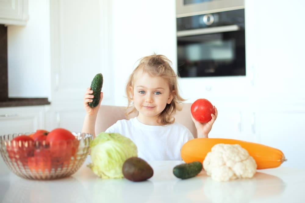 nutrición saludable para niños preescolares