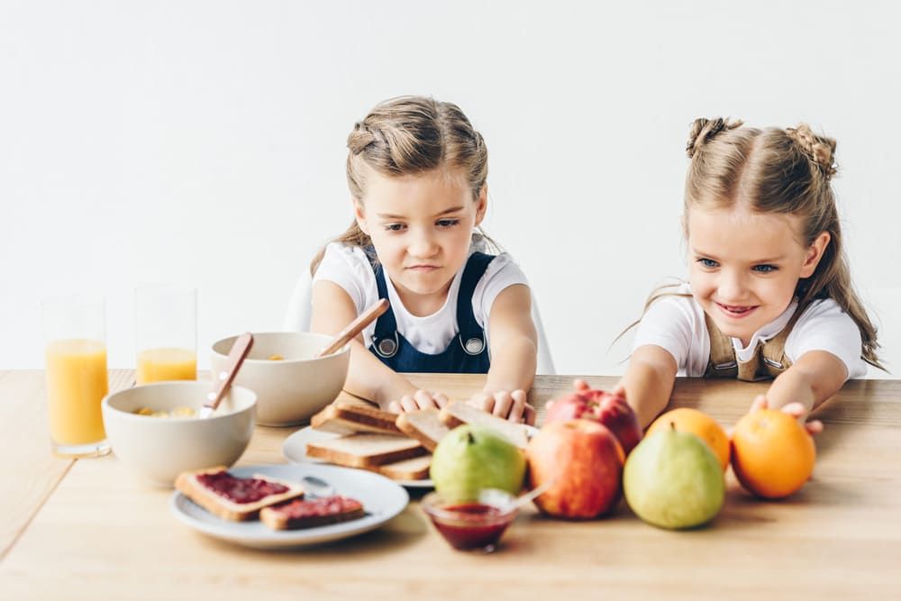 nutrición saludable para niños preescolares