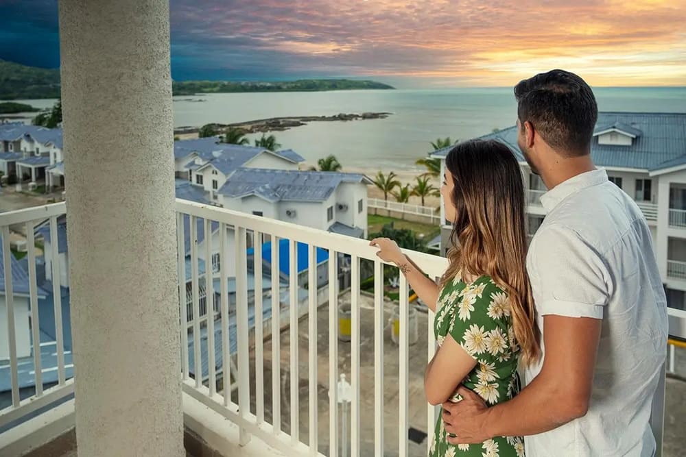 Conjunto de casas frente al mar
