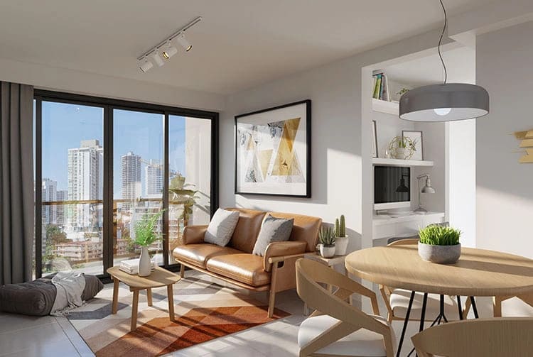 Apartamentos con coworking