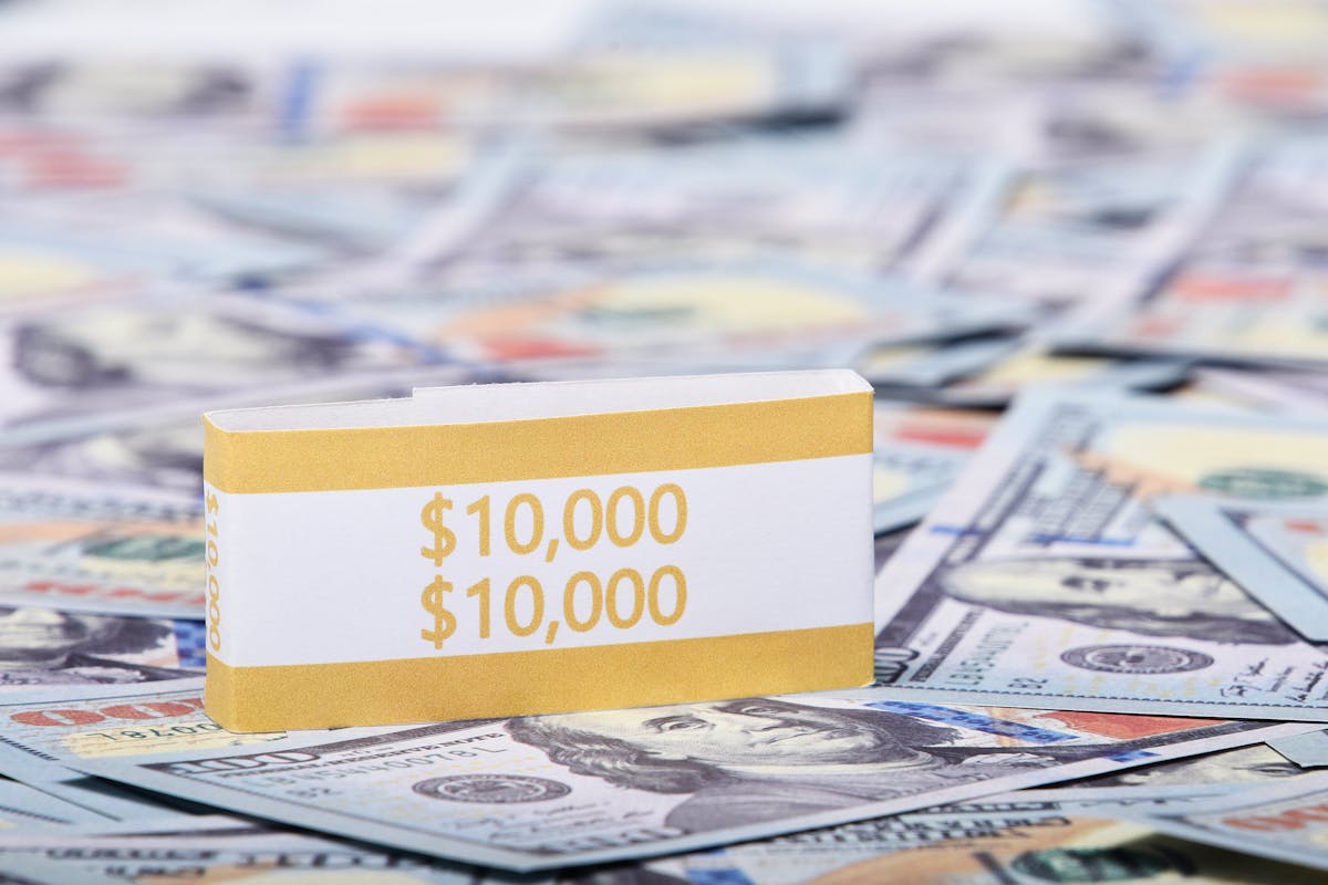 close up shot of paper money