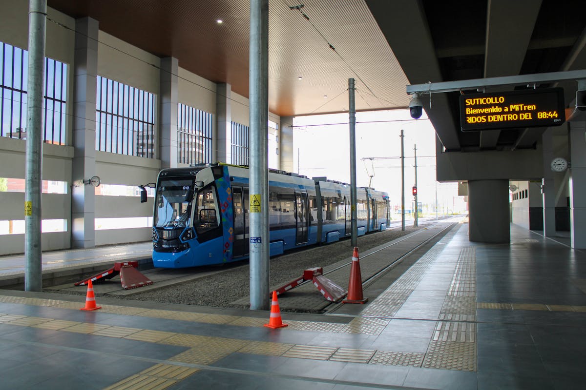modern tram station in santa cruz bolivia
